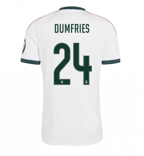 Real Madrid Denzel Dumfries #24 Kotipaita 2026-27 Lyhythihainen Real Madrid Denzel Dumfries #24 Kotipaita 2026-27 Lyhythihainen